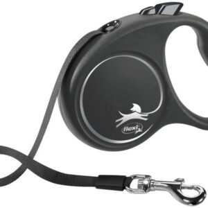 Flexi rollijn met band zwart S