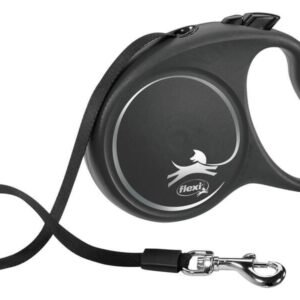 Flexi rollijn met band zwart L