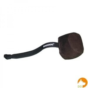 RADDOG leren bal met koord, 10 cm
