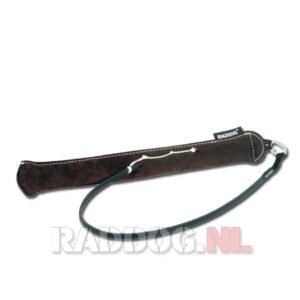 RADDOG bijtrol leer met zweep