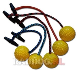 Drijfbal met koord en klosje