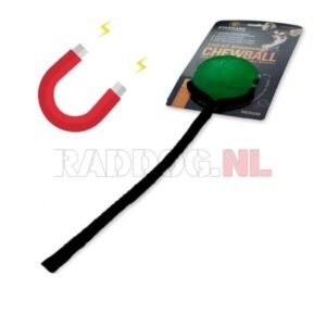 Chew ball met koord en magneet