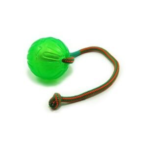 STARMARK medium-large Chew Ball met koord, 9 cm
