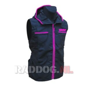 RADDOG trainingsvest Zwart-Magenta