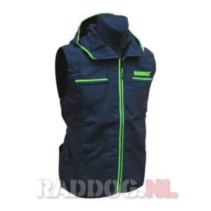 RADDOG trainingsvest zwart-neongroen