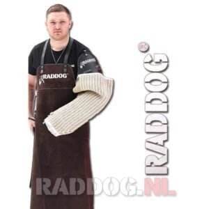 RADDOG leren schort voor helper